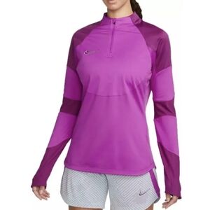 Nike Women's Therma-Fit Strike Winter 1/2 Zip Drill Long-Sleeve Shirt, size M